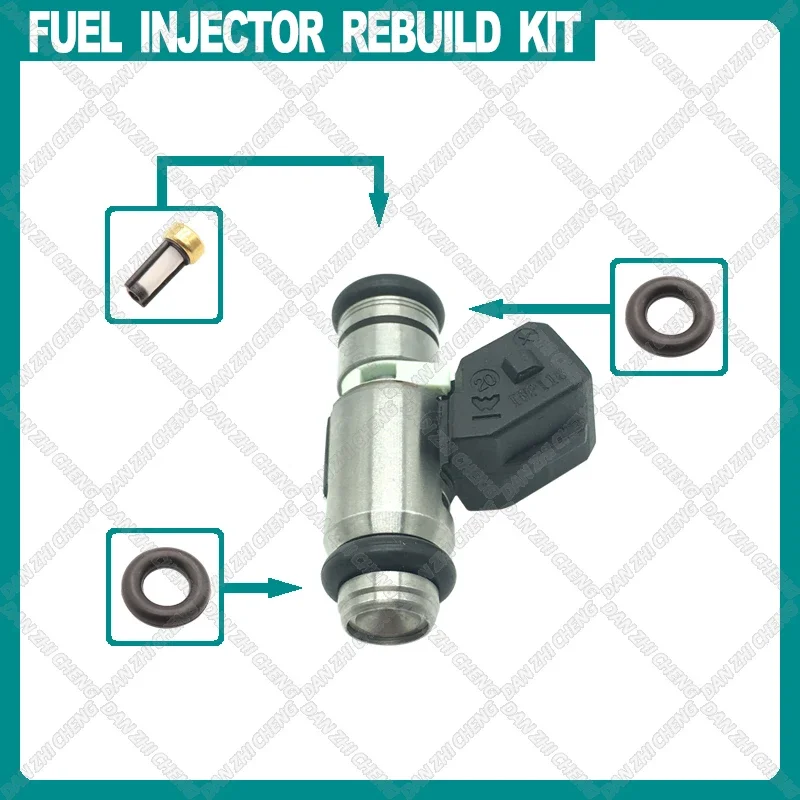 

Filters Orings Seals Grommets Fuel injector service kit filter for Fiat Doblo Palio Panda Punto Lancia IWP095