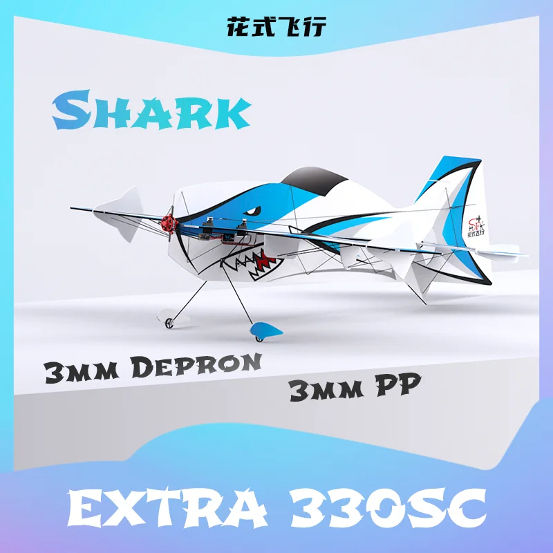 

New Remote-Controlled Rc Freestyle Flying Model Epp Material Shark Stunt Drop Resistant Fixed Wing Remote-Controlled Aircraft