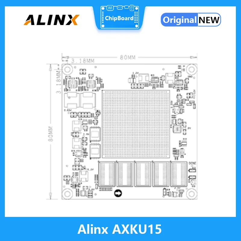 Alinx AXKU15: Xilinx Kintex UltraScale+ FPGA board SOM PCIE3.0 GTY XCKU15P