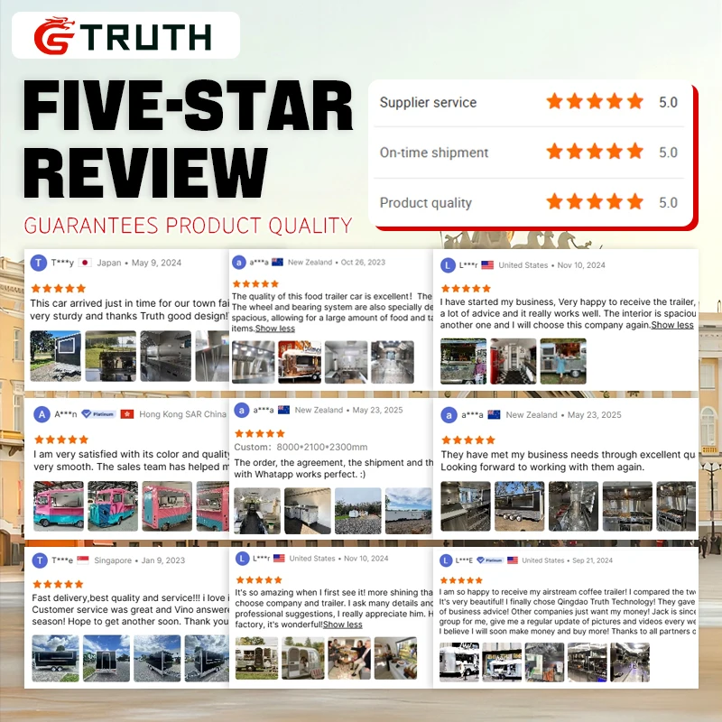 Mobile Bar Trailers Multi-function Food Boutique Cinema Wedding Flower Cart Stage Mobile Food Trailer