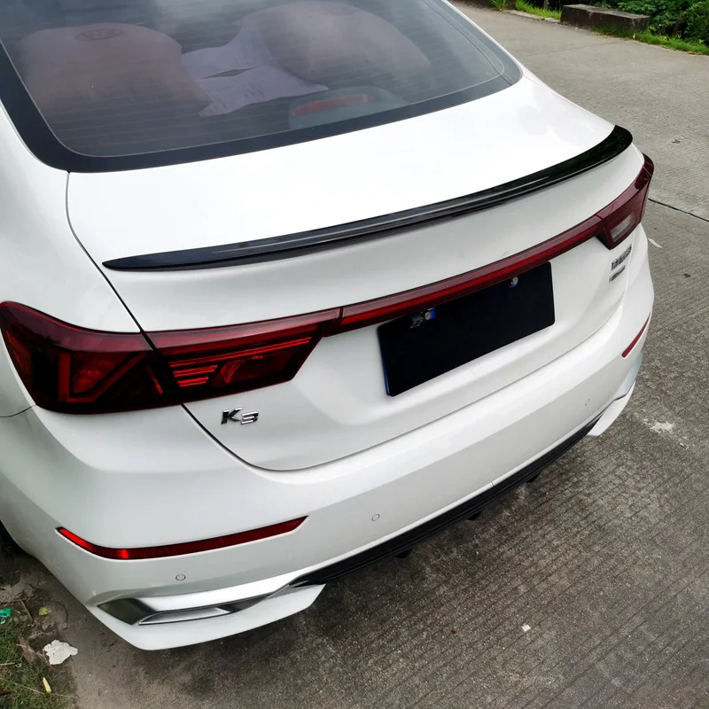 For 2019-2024 Kia K3 Forte Trunk Lid Trunk Lid Spoiler High Quality ABS Material Rear Wing Package