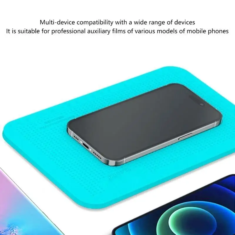 

R53C Комплекты для установки скребка для защиты экрана Защитный силиконовый коврик для стабильности электронного устройства и