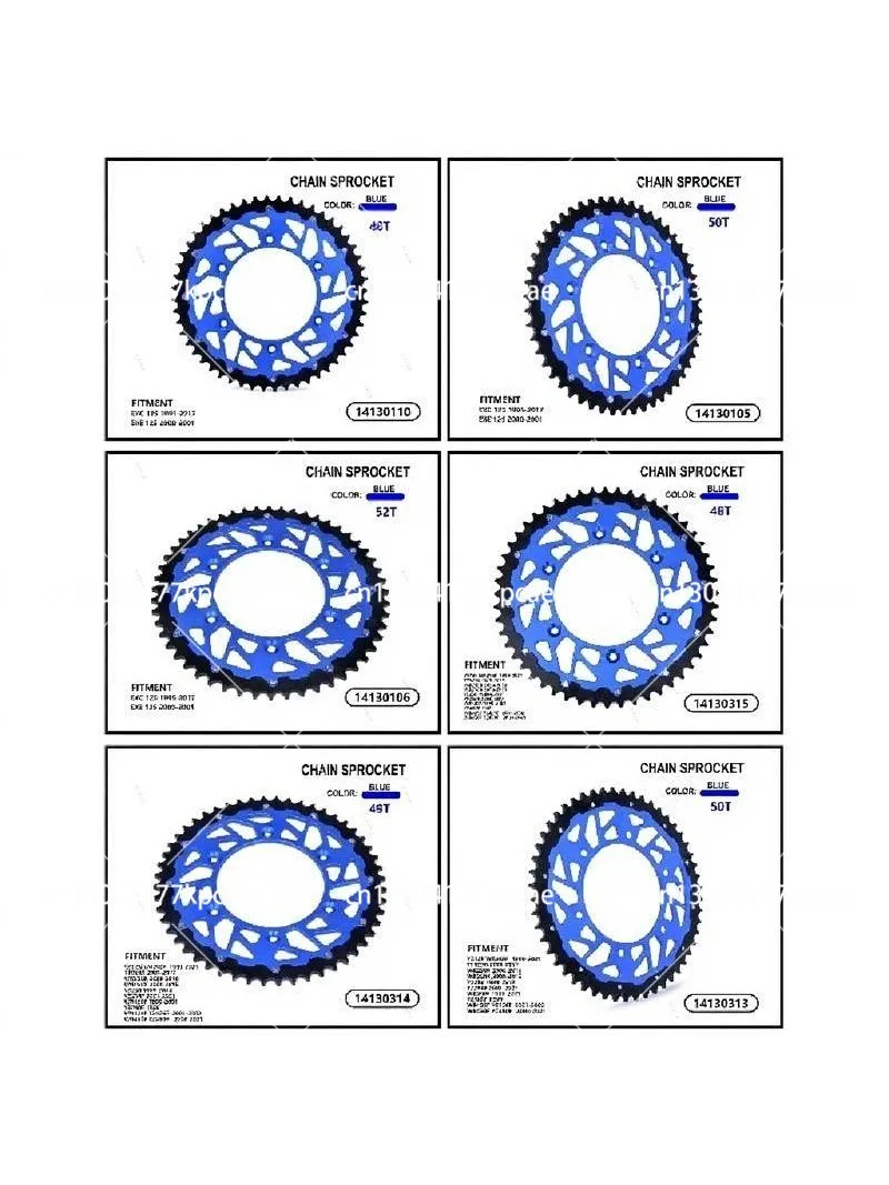 High performance motorcycle sprocket 428/520 chain for 42T-52T Number of teeth Optional for KTM Duke 200 125