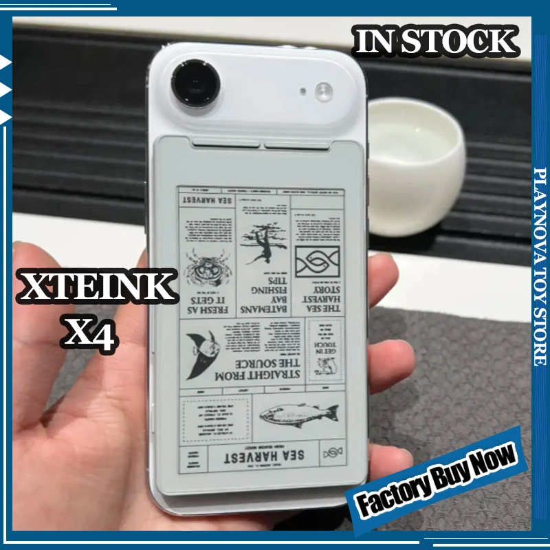 

В наличии: Электронная книга XTEINK X4 с экраном E-Ink, магнитным креплением, легкая, 4,3 дюйма, 220ppi, портативная, ультратонкая, 650 мАч, 16 ГБ