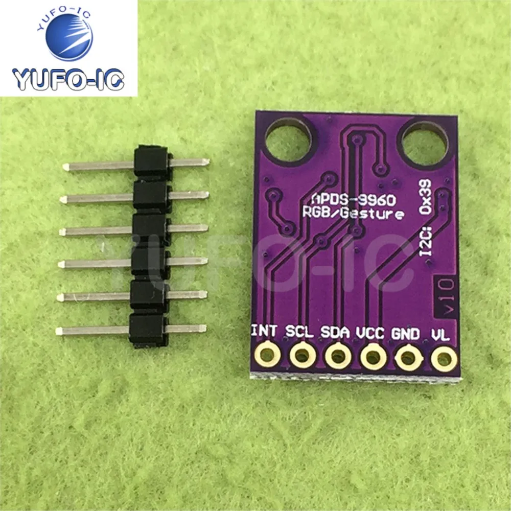 Free Ship 1PCS GY-9960-3.3 APDS-9960 RGB Infrared Motion Direction Recognition Module