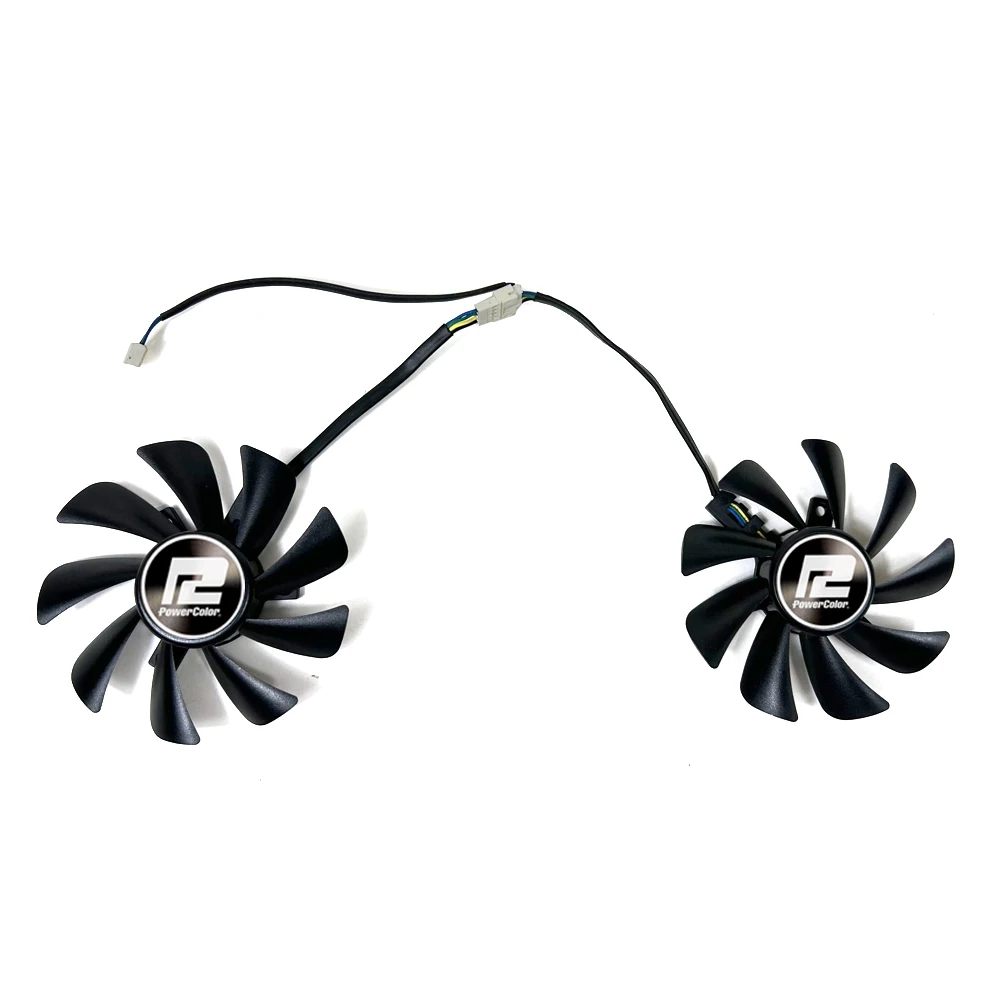 NEW Cooling Fan 85MM T129215SU 4PIN RX480 GPU FAN For PowerColor Red Dragon Radeon  RX 580 2048SP 8GB GDDR5 video card fans