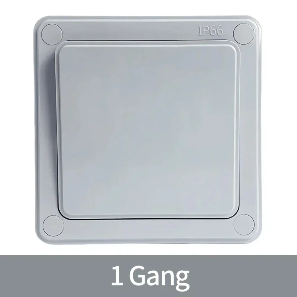 

Thick Waterproof Sealing Switch Waterproof Switch 1 Gang Switch IP66 Wall Switch Plastic Material Dustproof Design