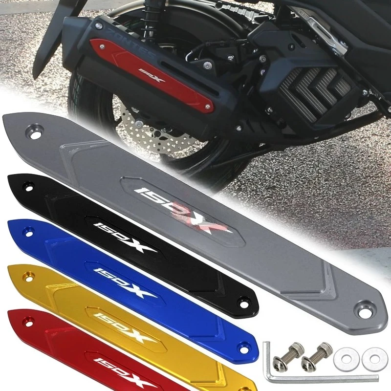For ZONTES 150X ,150V,175VMotorcycle Exhaust Muffler Heat Shield Protector Cover Scooter Aluminum Anti-scald Modification