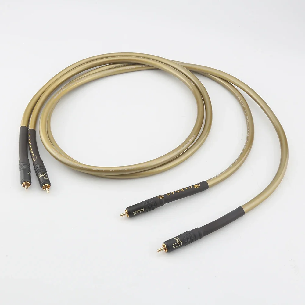 A70 Goden 5-C HiFi ทองแดง OCC Audio CD เครื่องขยายเสียงสาย RCA Audio Exetend ลวด WBT-0144 ปลั๊ก