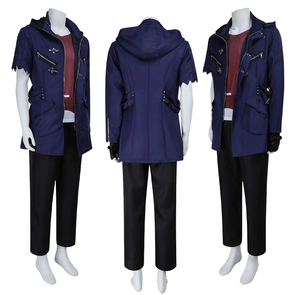 لعبة DMC 5 سراويل نيرو التأثيرية للرجال البالغين ملابس تنكرية للحفلات أزياء الهالوين للرجال بدلات كرنفال #2