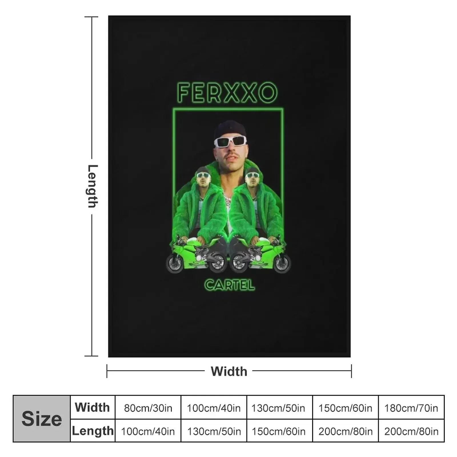 ferxxo neon Throw Blanket Luxury Designer Soft Plush Plaid Single for sofa Weighted Fashion Sofas Blankets