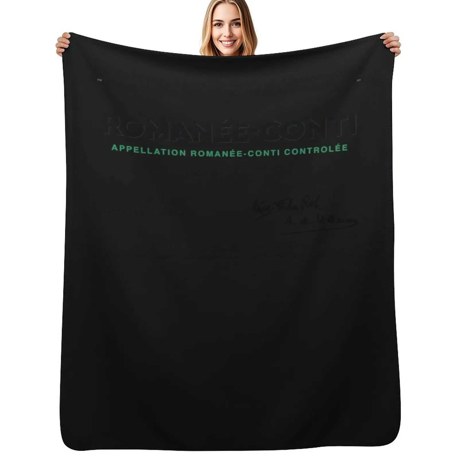 Camiseta clásica con etiqueta Domaine Romanée-Conti.png Manta acolchada cómoda para cama, sofá, silla