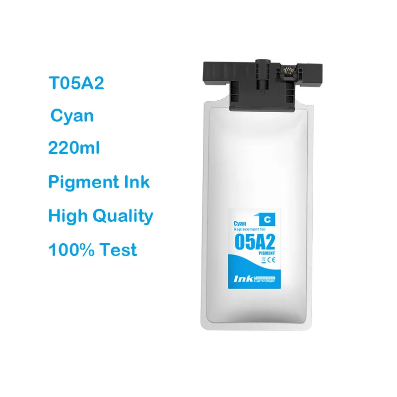 Imagem -05 - Bolsa de Tinta com Tinta Pigmentada One Time Chip para Impressora Epson Wfc878r Wfc879r Cores T05a T05a1 T05a4