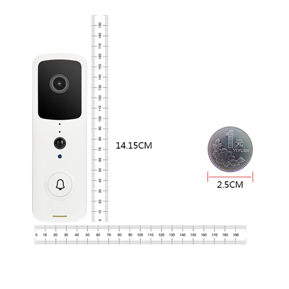 

Video Doorbell Smart Home Security Ip Door Bell Camera Motion Alarm Night Vision Two Way Talk Push