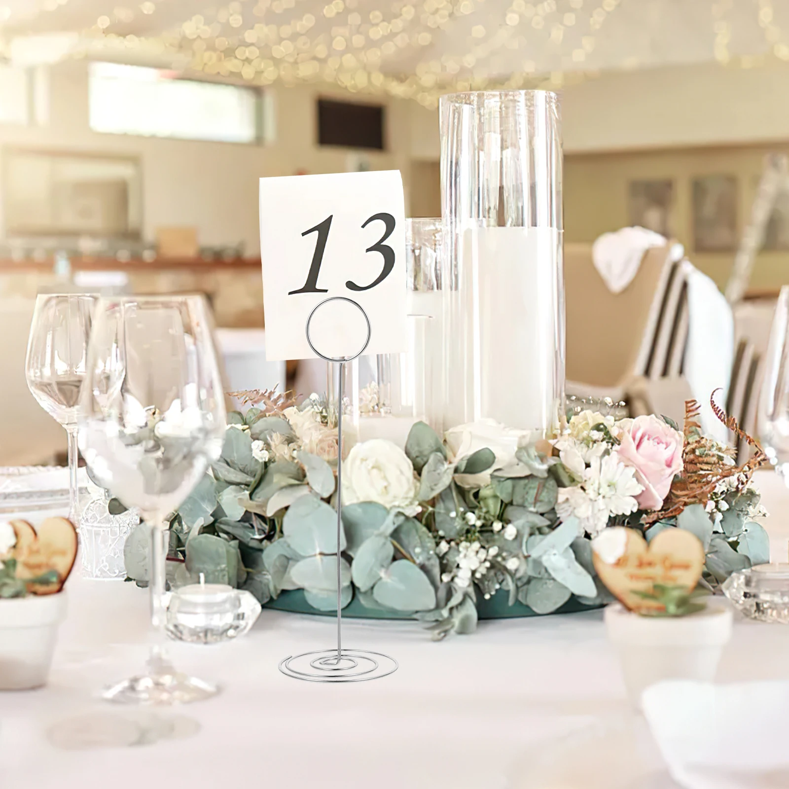 

36 Pcs Place Card Holder Note Folder Holders for Decor Restaurant Table Numbers Office