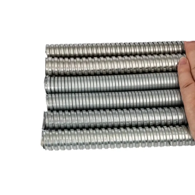 Stainless steel flexible spiral wound cable protection tube metal hose wire and cable protect and waterproof accessories