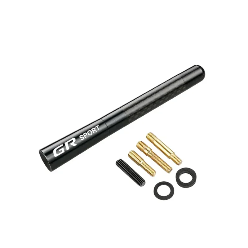 8/12 سنتيمتر هوائي سقف السيارة المعدنية لتويوتا GR الرياضة ألياف الكربون راديو هوائي الإشارة الجوية تعزيز جهاز اكسسوارات التصميم