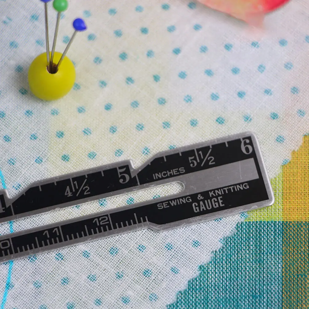 

3pcs Button Positioning Ruler Aluminum Plastic Measuring Tool For Sewing Diy Craft Millimeter Centimeter Scale Circle Drawing