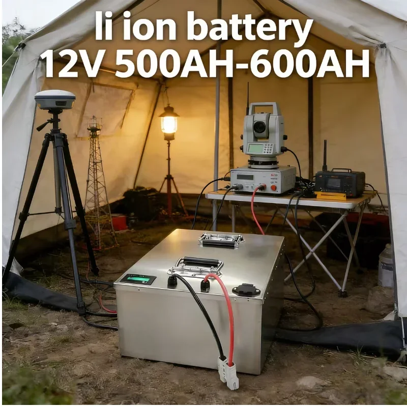 

Водонепроницаемый литий-ионный аккумулятор 12 В 600 Ач/500 Ач для ИБП RV, накопитель солнечной энергии, сабвуфер, инвертор с зарядным устройством MPPT 20 А
