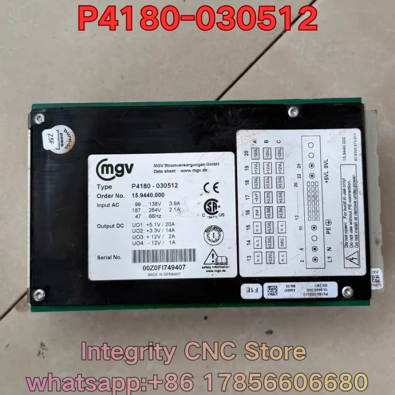 Second-hand P4180-030512 PLC module function test is normal Need to bargain