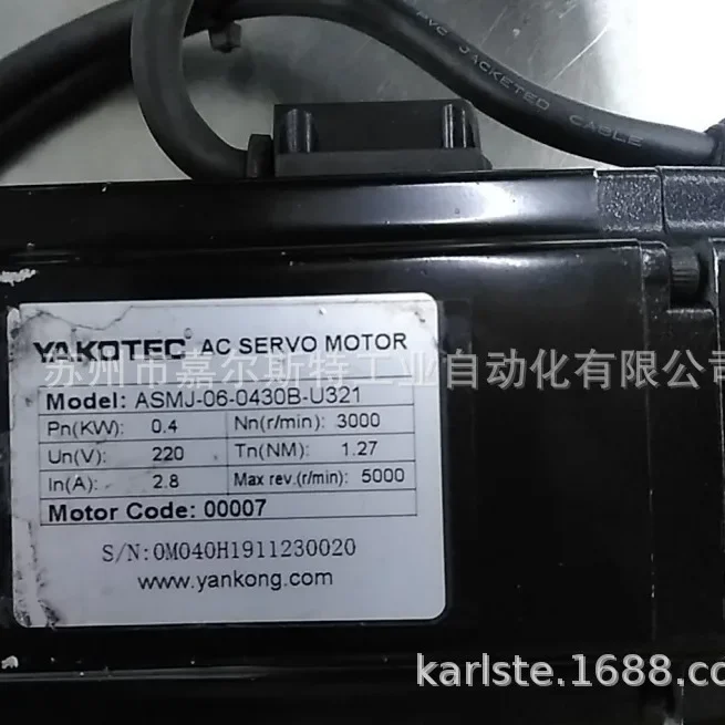 2026 New Original Research And Control YAKOTEC Servo Motor ASMJ-06-0430B-U321 Genuine Spot Bargaining