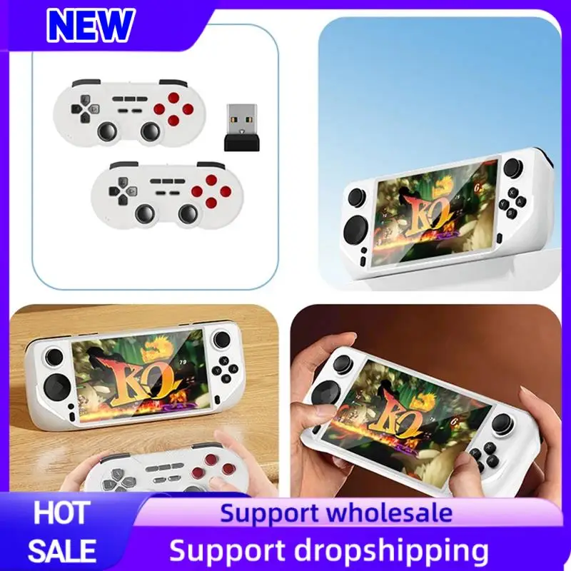 Suitable E6 Handheld Game Console With Dual 2.4G Wireless Controller 64GB 5 Inch Support For GBA GBC PSP PS1 N64 C