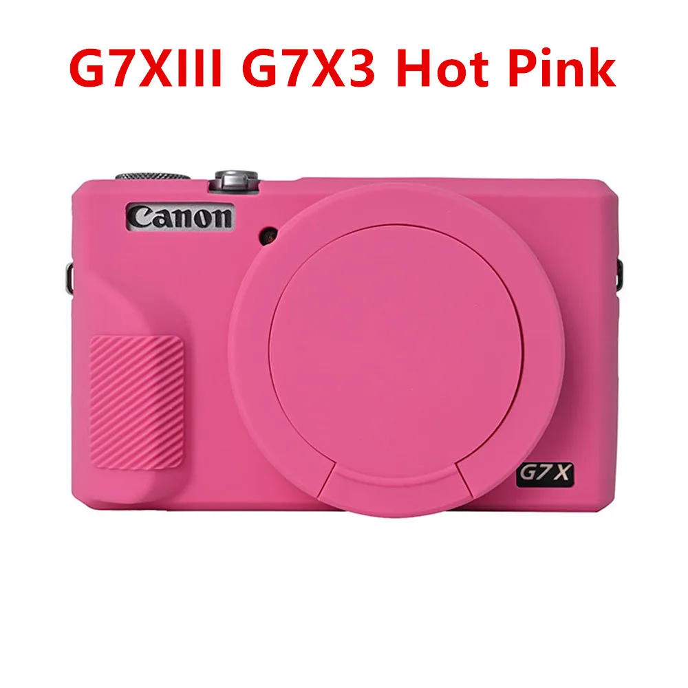 Soft Rubber Silicone Case for Canon PowerShot G7X Mark II III
