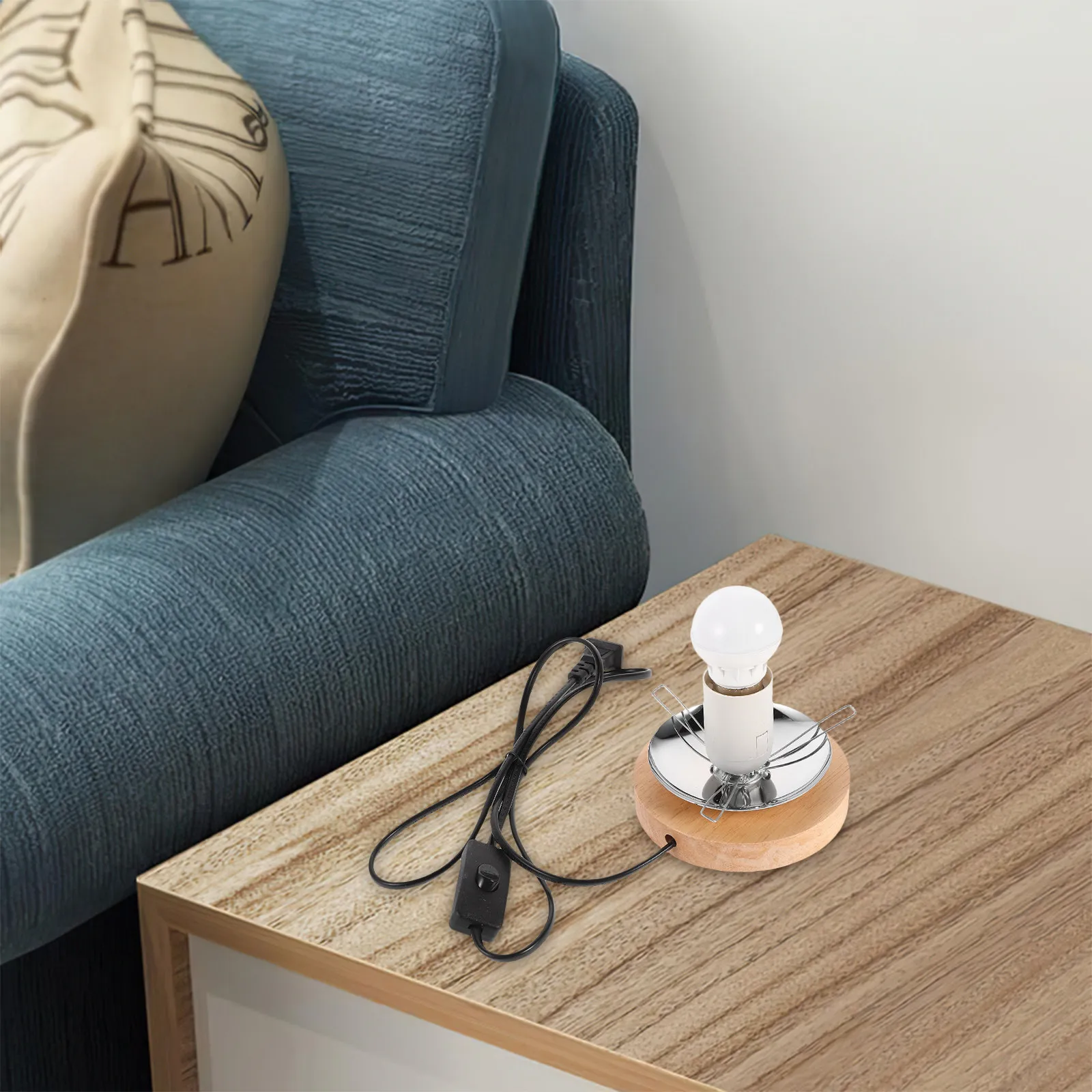 

Трехконтактный пружинный зажим E27 для лампы с патроном и стеклянным плафоном на деревянном основании для сборки настольной лампы своими руками для дома и офиса