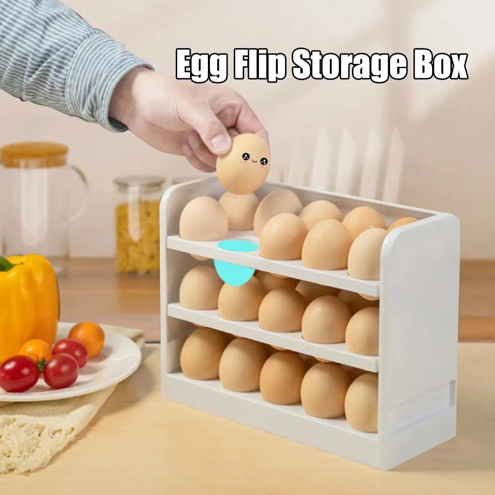 Egg Storage Container 30 Egg Storage Boxes Egg Storage Egg Tray Large Capacity And Space Saving Egg Refrigerator Storage Box