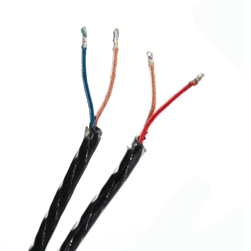 2,5 мм сбалансированный штекер для самостоятельной сборки наушников аудиокабель для ремонта наушников сменный шнур OFC черный провод