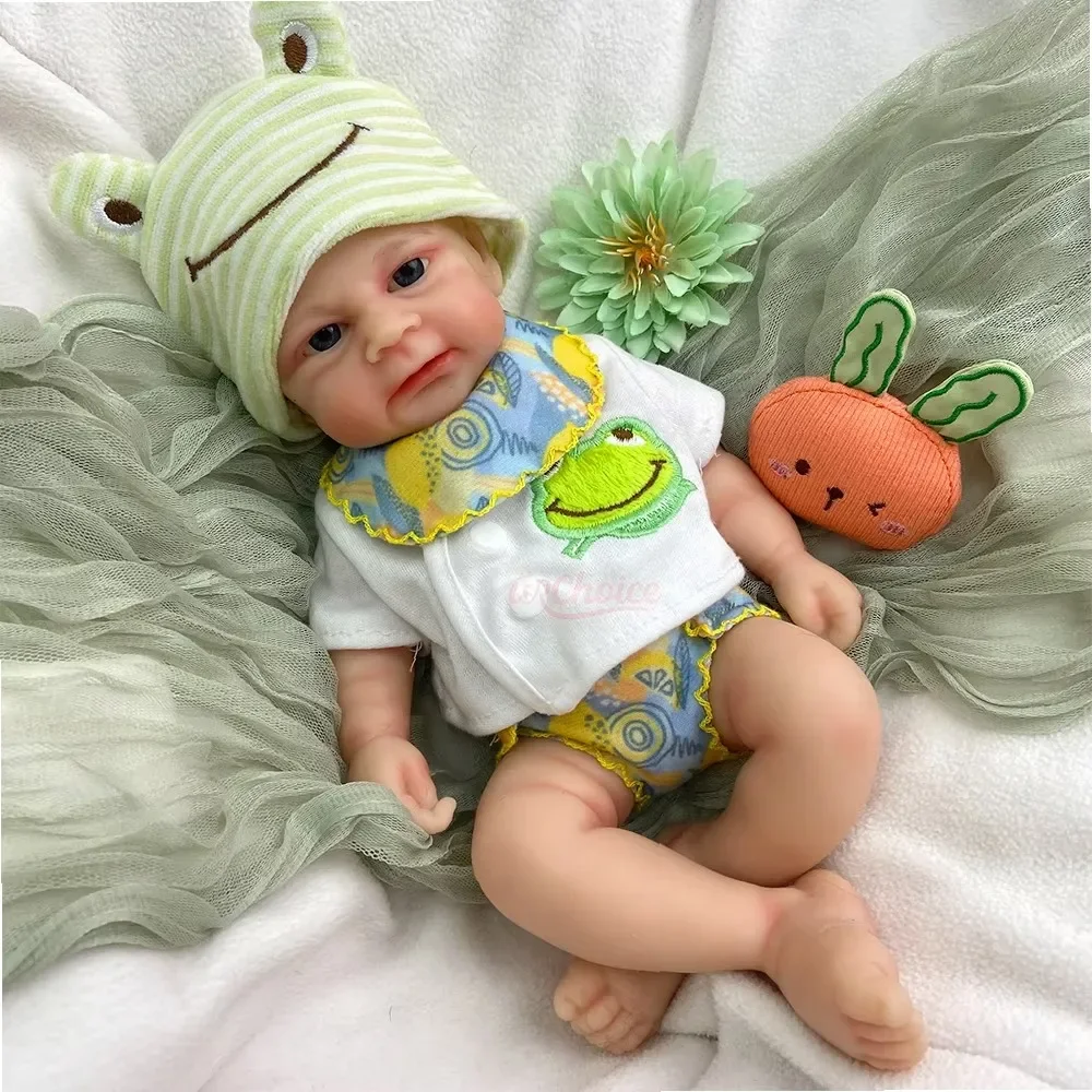 12-Inch Realistic Silicone Reborn Baby Doll, Handmade with Interactive Features