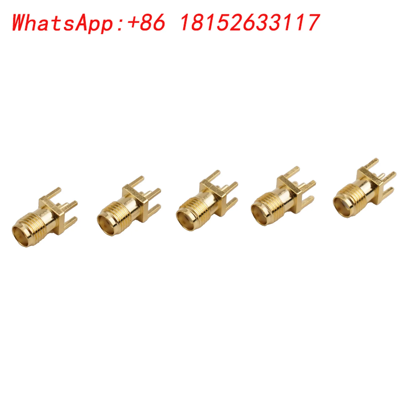5xSMA RF اقناع أنثى المقبس ميناء PCB لحام 4 مللي متر جبل ل WiFi هوائي خارجي ل RG58 RG142 RG223 كابل مستقيم RF محوري