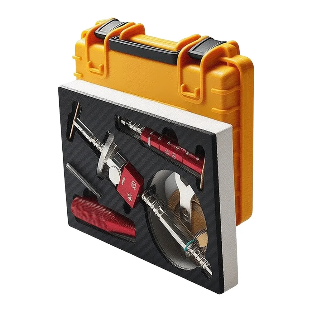 Internal Pipe Wall Trimmer for Cutting PVC and Plastic Pipes in Confined Areas Adjustable Depth 21x15.5x5cm Red