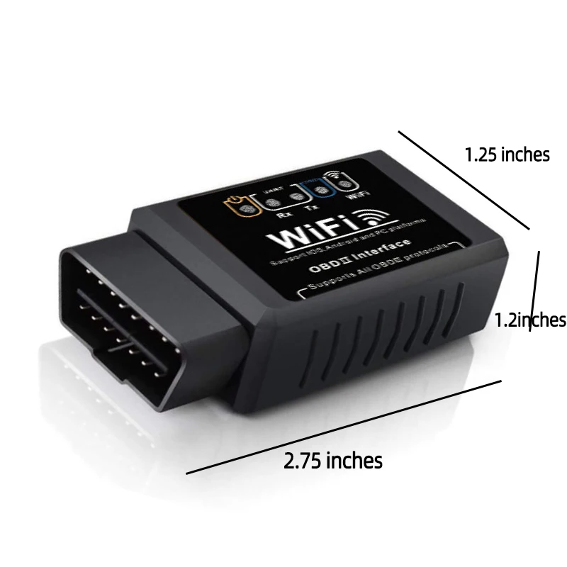 1 Pc OBD II WIFI ELM327 V 1.5 Scanner OBD II Automotive Fault Detection Instrument Simple and Easy to Operate