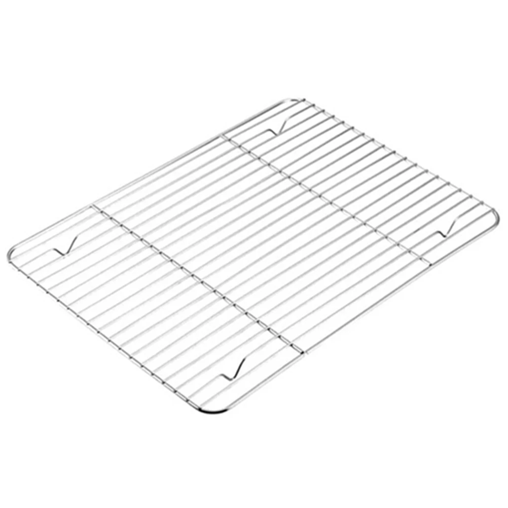 

s Stainless Steel Cooling Rack for Baking Roasting Grilling Kitchen BBQ Accessories Oven Rack Heat Insulation