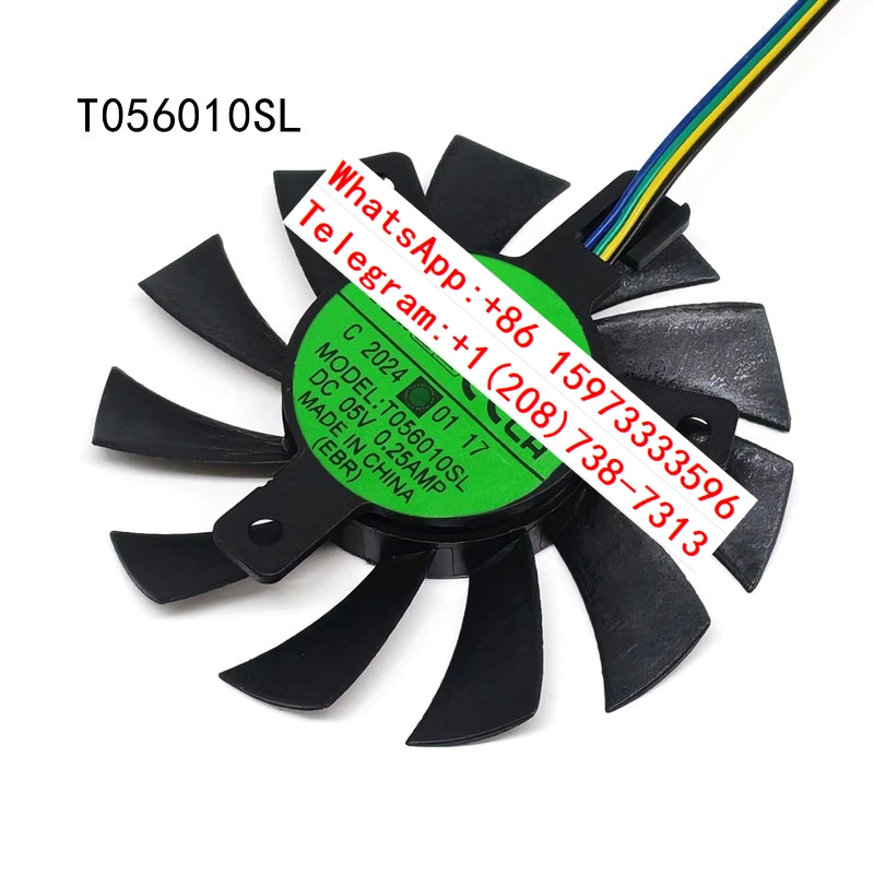 Suitable for T056010SL T127010BU green NAS main board silent cooling fan