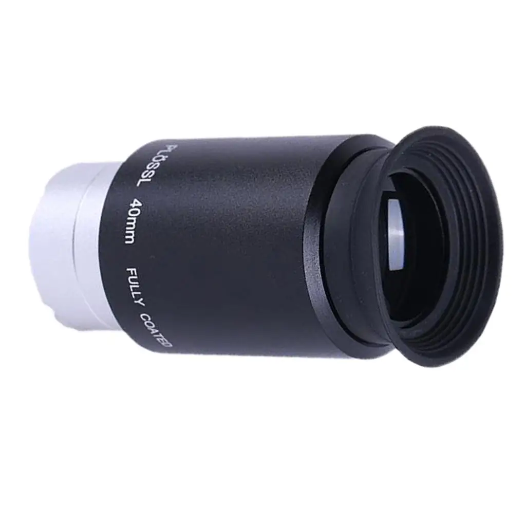 Telescope Eyepiece Plossl 1.25 Inch Wide Angle Astronomy Lens Premium Metal Accessory for Planetary Viewing