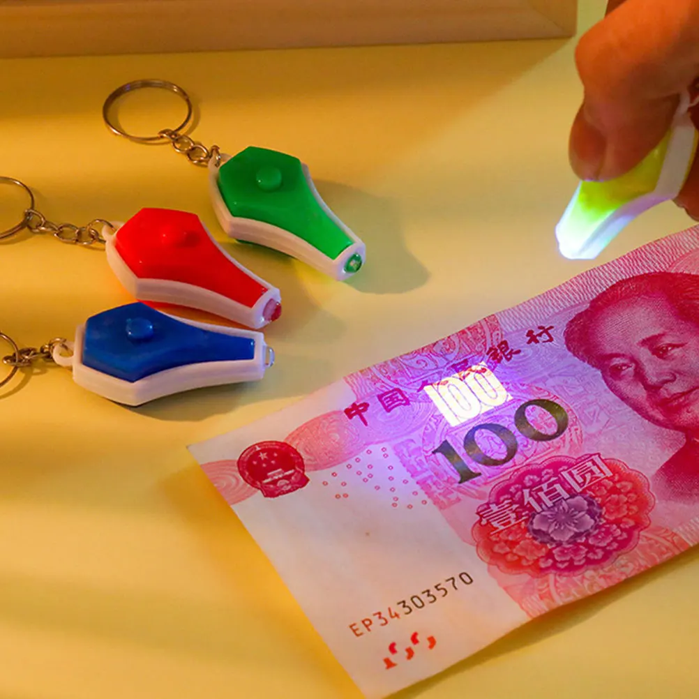 

20pcs Money Lamp Keychain Light Pendant Keyring Portable Desk Lamp LED Vase Hanging Decorative Accessories Gift