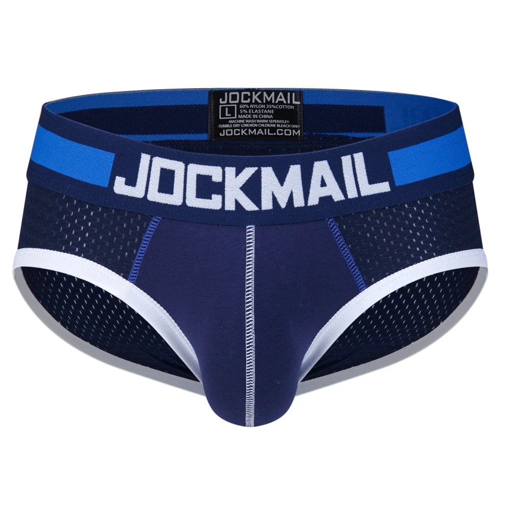 JOCKAMIL cotton mesh men\'s underwear fashion low-waist briefs shorts sports casual boxer trunks