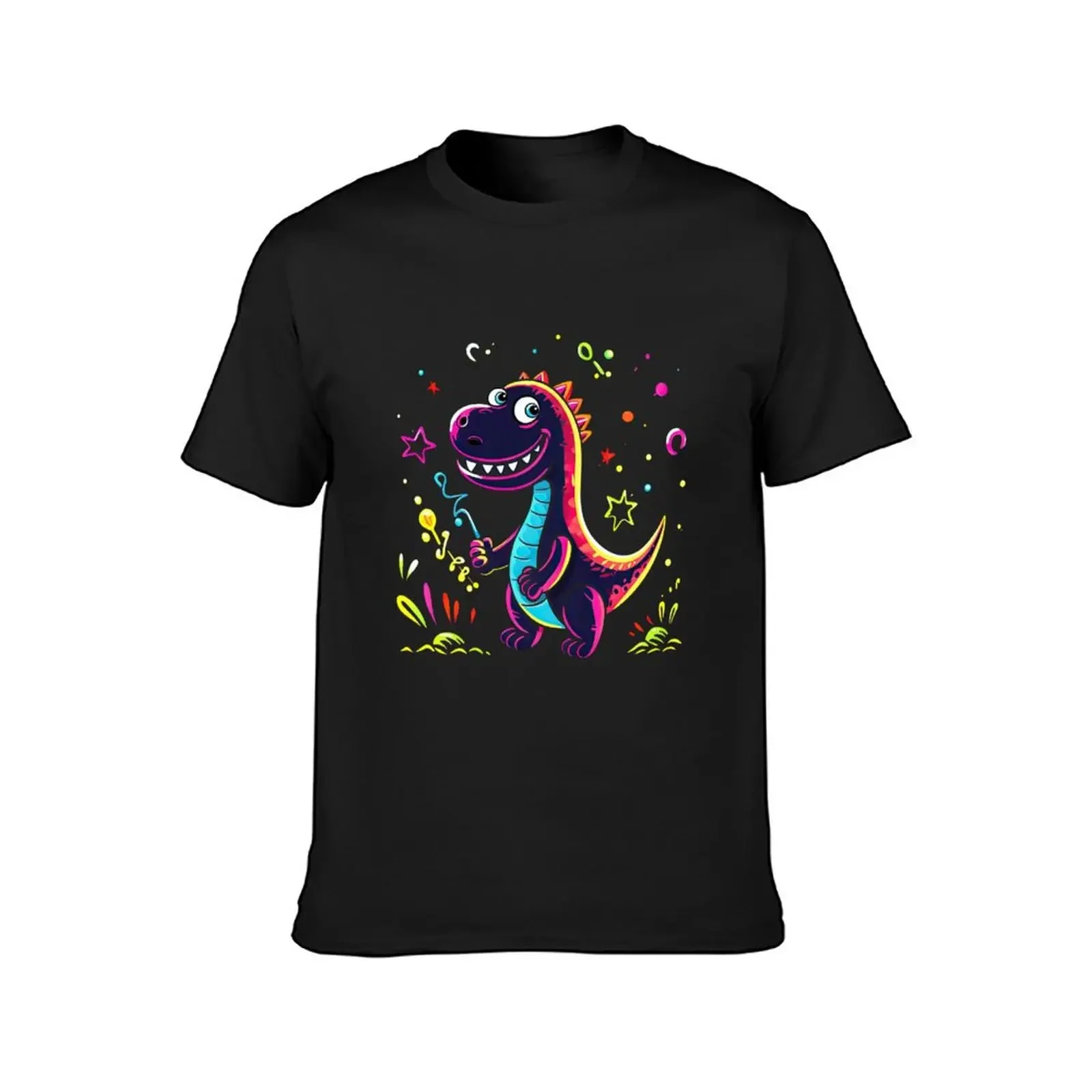 Starlit Purple Dino T-Shirt sweat customs mens workout shirts