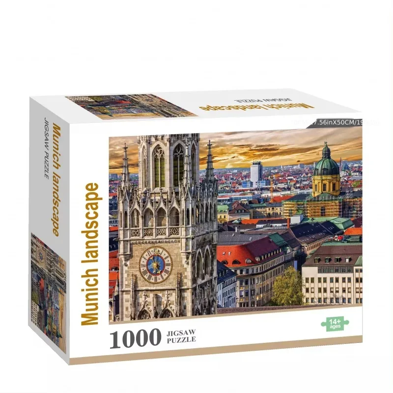Building Printing Children Puzzle Educational Jigsaw Puzzle 1000 Pcs Paper Puzzle-Tower Bridge
