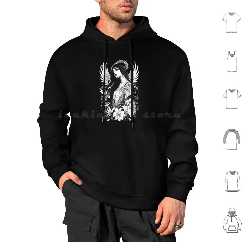 Secret Garden Hoodies Long Sleeve Goth Gothic Dark Undead Alternative Metal