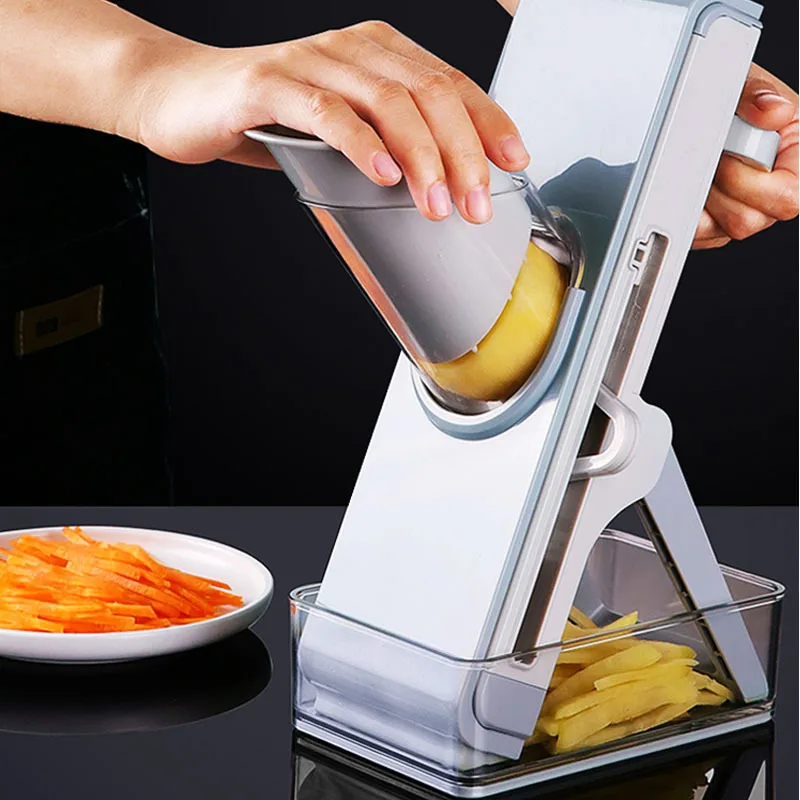 

Hot Selling Multi-functional Vegetable Cutter, Shredder, Potato and Lemon Slicer, Kitchen Tool, Household Shredder