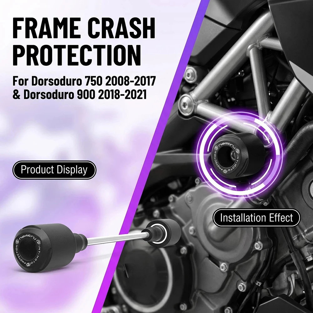 

Motorcycle Falling Crash Protector For Aprilia Dorsoduro 750 2008-2017 & Dorsoduro 900 2018-2021 Guards Engine Crash Bobbins