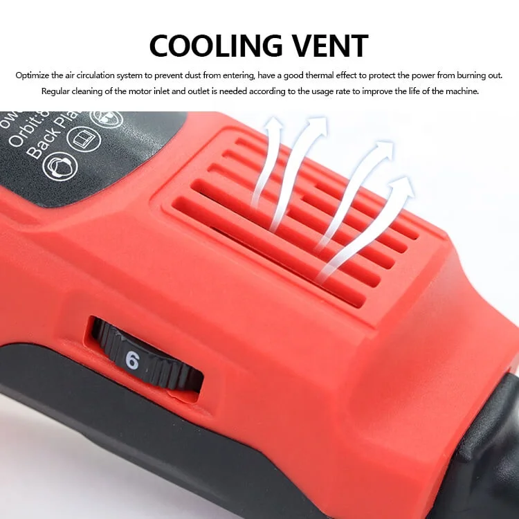 Car Polishers 380W Eccentric Dual Action Random Orbital Polisher Polish Machine Polisher