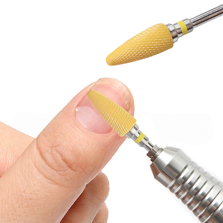 

Ceramic Nail Drill Bit Rotary Cuticle Burr Gel Remover Files Mills for Electric Drill Machine Nail Art Tools Accessories