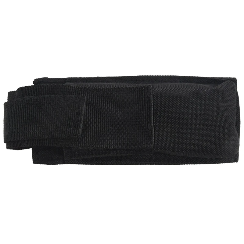 2X custodia per laccio emostatico forbici grandi borsa per torcia accessori per sport all\'aria aperta piccolo pacchetto appeso nero