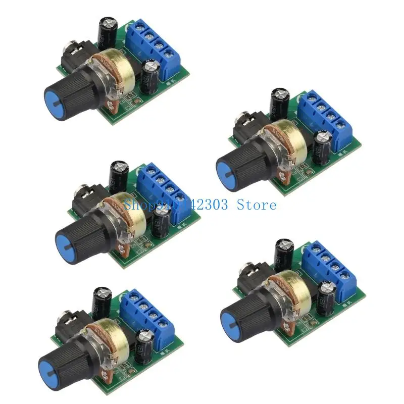 L4MD LM386 Soundverstärkerplatine 3V-12V Digitaler Stereo-Leistungsverstärker 0,5W-10W – Detail 1