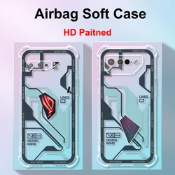 For Asus ROG 8 Pro Reinforced Corners Soft TPU Shockproof Airbag Case For Asus Zenfone 11 Ultra Cover For Asus ROG 3 5 5S 6 7 8