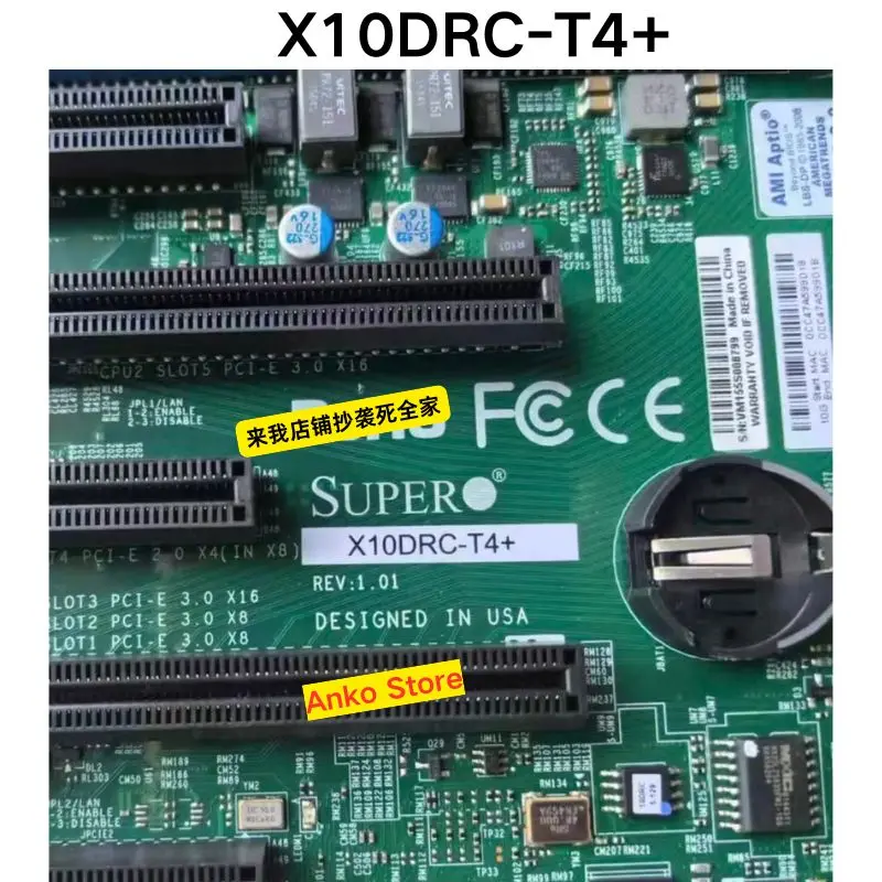 Second-hand test OK ，X10DRC-T4+motherboard